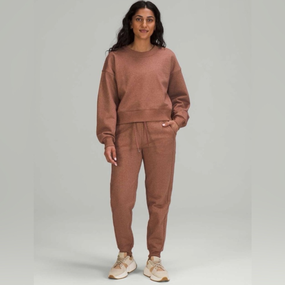 Lululemon Scuba High-Rise Jogger in Sparkle Smoky Topaz Size 6 - Picture 1 of 10